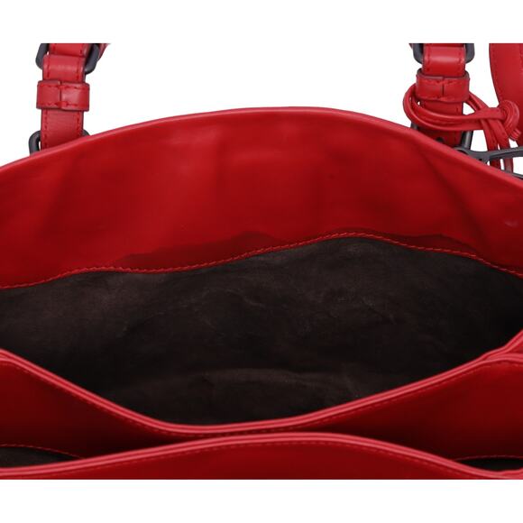BOTTEGA VENETA Small Rome Bag Handbag Red Leather - Picture 9 of 9